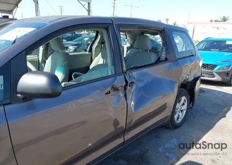 2012 Toyota Sienna Base V6 7 Passenger from USA, damaged, VIN 5TDZK3DC2CS271781